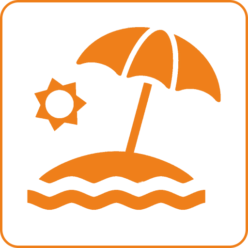 Галечный пляж - 500 м